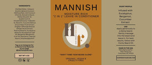 Mannish Leave-In Conditioner